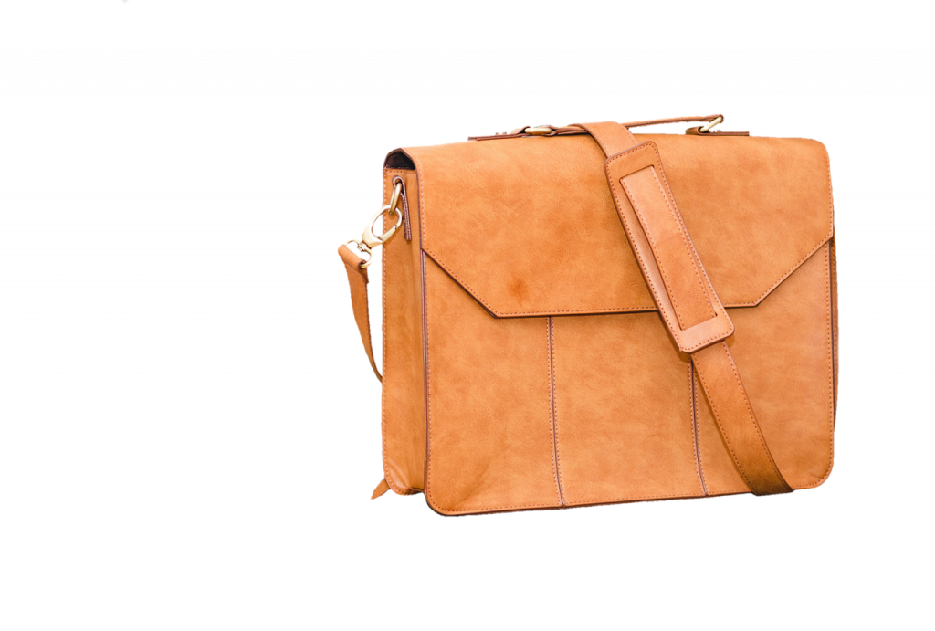 leather case, bag, briefcase